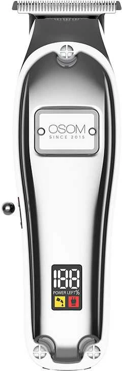 Plaukų kirpimo-kantavimo mašinėlė-trimeris OSOM Electric Hair Trimmer OSOM7SIL, sidabro spalvos
