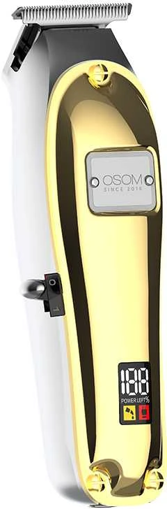 Plaukų kirpimo-kantavimo mašinėlė-trimeris OSOM Electric Hair Trimmer OSOM7GOLD, aukso spalvos