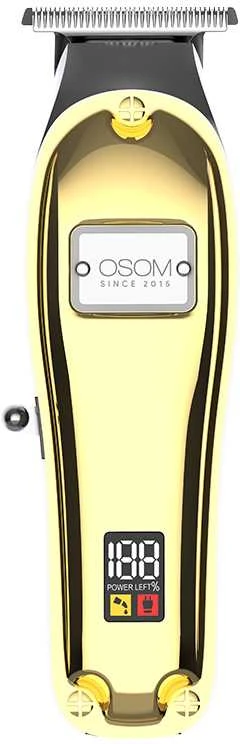 Plaukų kirpimo-kantavimo mašinėlė-trimeris OSOM Electric Hair Trimmer OSOM7GOLD, aukso spalvos