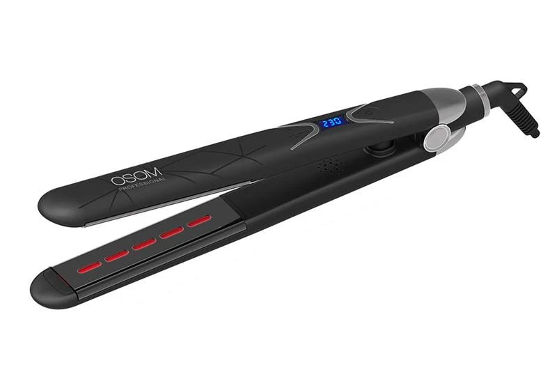 Plaukų tiesintuvas OSOM Professional OSOM897, su infraraudonaisiais spinduliais, iki 230 C, 50 W