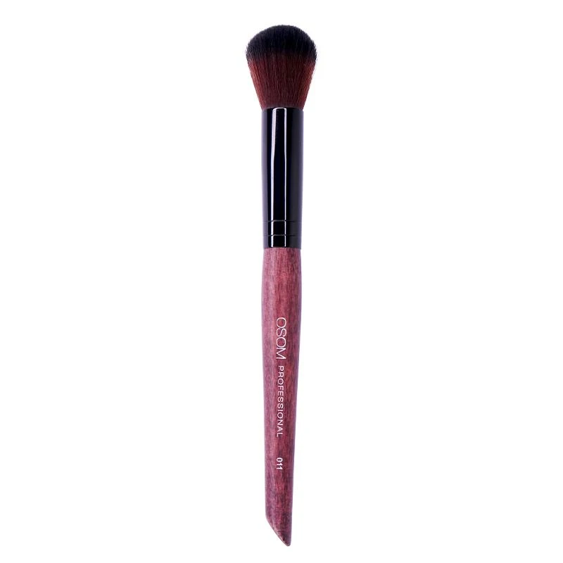 OSOM Professional Small Round Contour brush mažas kosmetinis teptukas skaistalams, skruostikauliams pakelti, skirtas birioms priemonėms