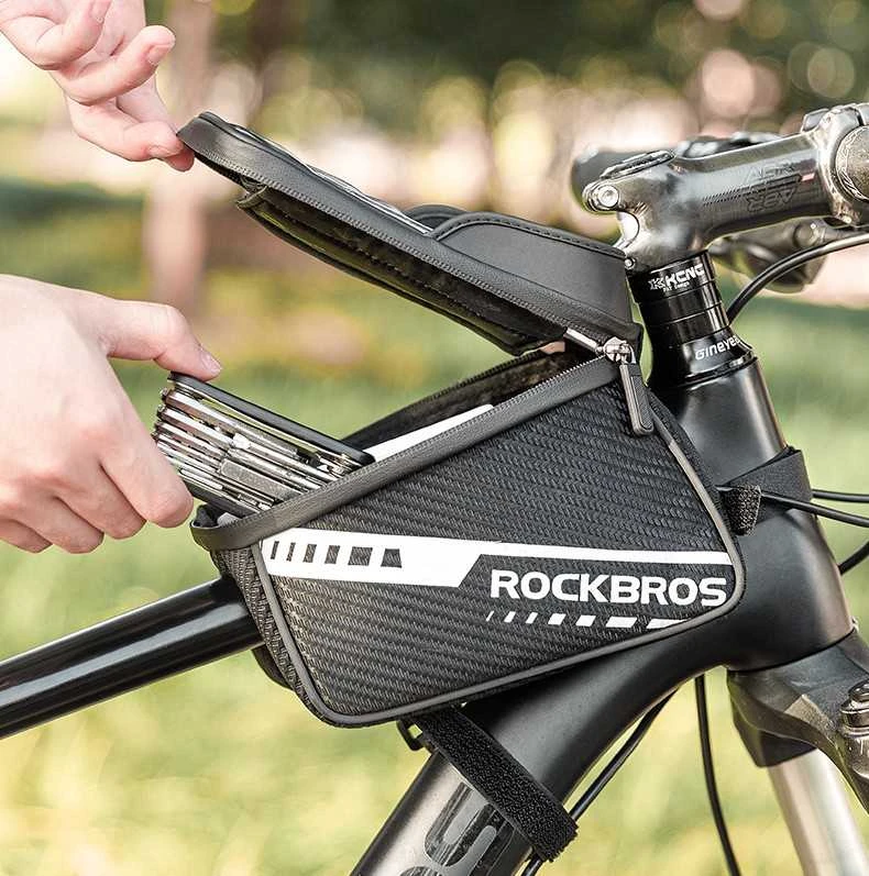 Pakabinamas krepšys dviračiui Rockbros RB033BK, 1 L