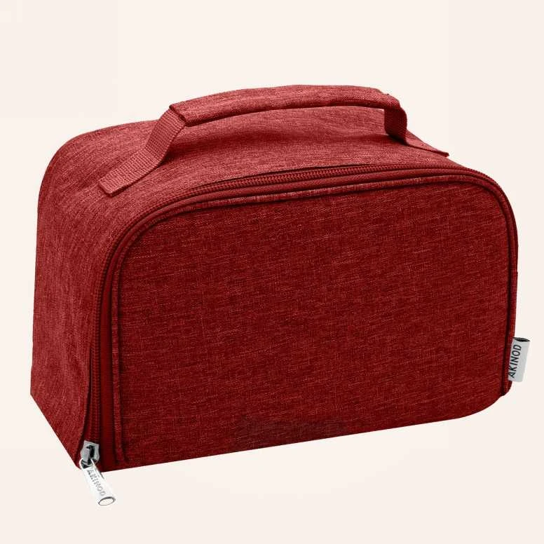 Pietų dėžutė su termo maišeliu Akinod Bento+Lunch bag 11:58 Blanc/Terracotta, AKI000056