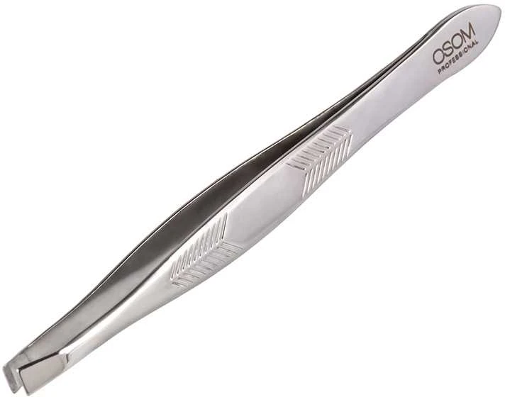 Pincetas profesionaliam naudojimui OSOM Professional Stainless Steel Tweezers OSOMPT01GR, tiesus, 89 mm