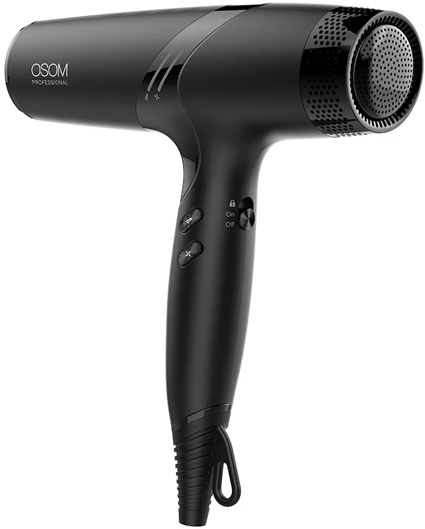 Plaukų džiovintuvas OSOM Professional ECHO BLDC Plaukų džiovintuvas OSOMPECHO, 2000-2400 W, juodos spalvos
