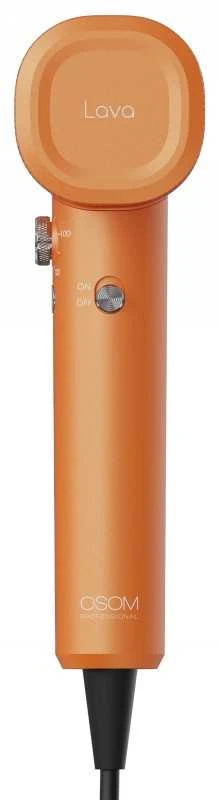 Plaukų džiovintuvas OSOM Professional LAVA Plaukų džiovintuvas OSOMPLAVA, 1800 W, oranžinės spalvos