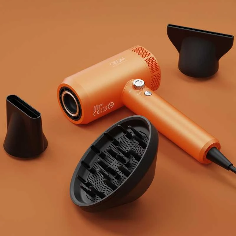 Plaukų džiovintuvas OSOM Professional LAVA Plaukų džiovintuvas OSOMPLAVA, 1800 W, oranžinės spalvos