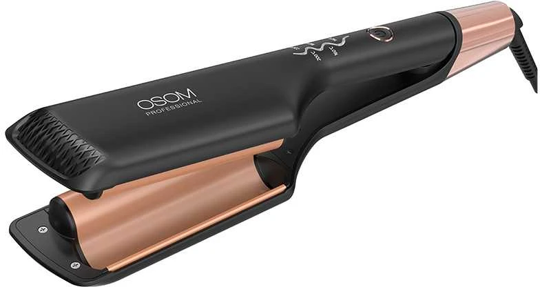 Plaukų formavimo žnyplės OSOM Professional Double Barrel Waver Iron OSOMP8702, plokštelės bangos diametras 25 mm