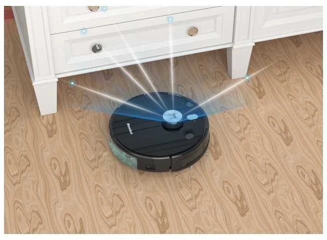 Plaunantis robotas siurblys su dulkių išpylimo stotele Mamibot EXVAC890SET Glory, baterija 5200 mAh, juodas