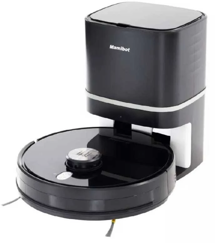 Plaunantis robotas siurblys su dulkių išpylimo stotele Mamibot EXVAC890SET Glory, baterija 5200 mAh, juodas
