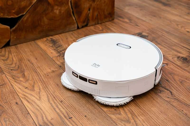 Plaunantis robotas siurblys Zyle WetBot ZY50RV, su savaiminio išsivalymo stotele
