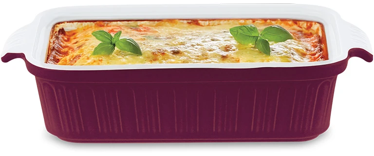 Porcelianinis kepimo indas Zyle ZY1810CDR raudonas, 1 L
