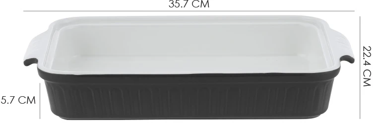 Porcelianinis kepimo indas Zyle ZY1820CDB juodas, 2 L