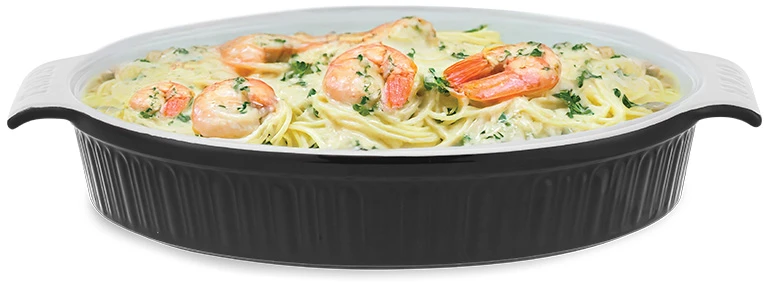 Porcelianinis kepimo indas Zyle ZY1830CDB juodas, 2 L