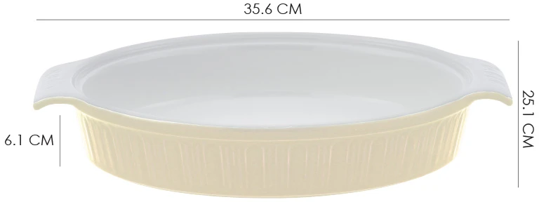 Porcelianinis kepimo indas Zyle ZY1830CDC geltonas, 2 L