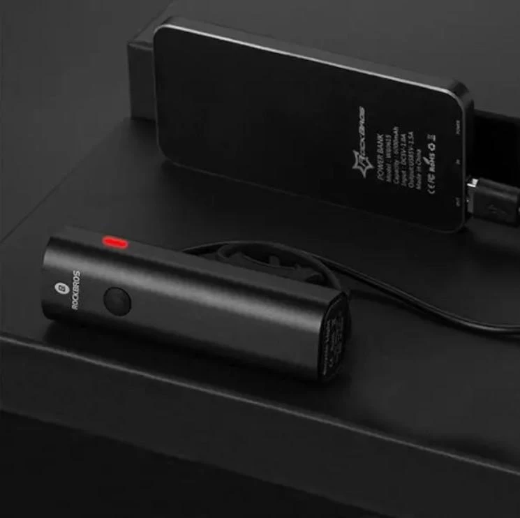Priekinis žibintas RockBros Bicycle Lights, YQQD400LM, juodas