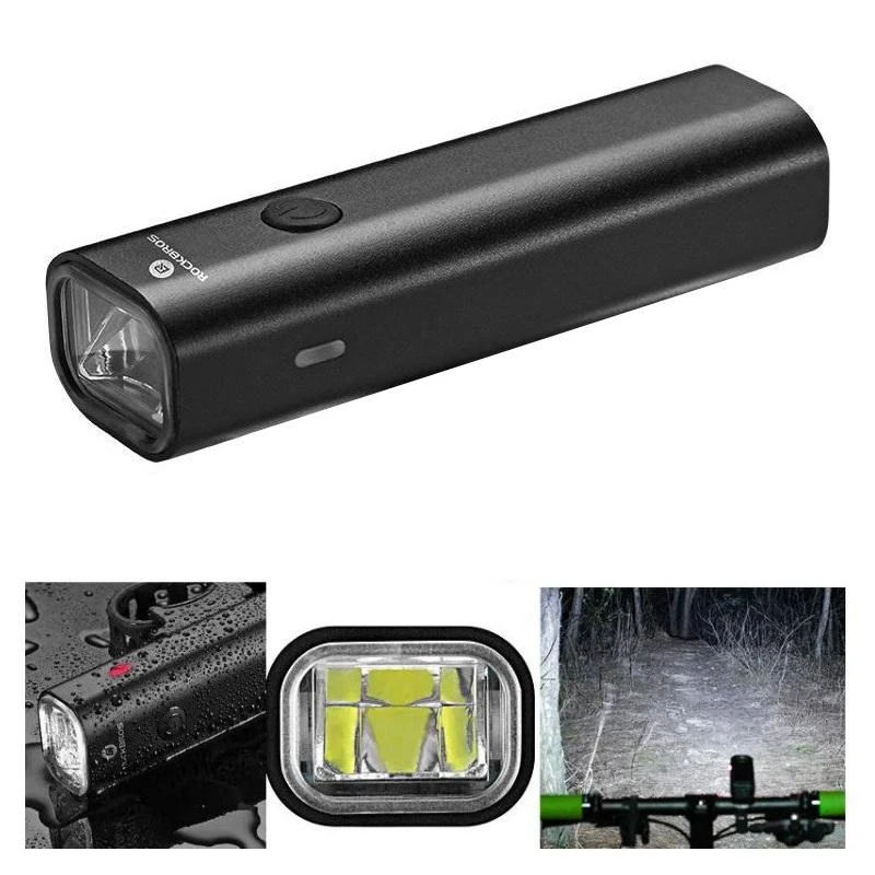 Priekinis žibintas RockBros Bicycle Lights, YQQD400LM, juodas