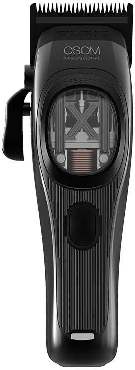 Profesionali plaukų kirpimo mašinėlė OSOM Professional PRIME Cordless Hair Clipper OSOMP01GBL, juodos spalvos