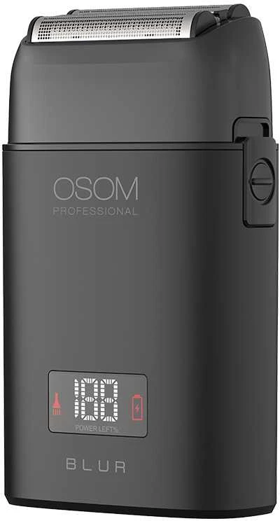 Profesionali plaukų skutimo mašinėlė OSOM Professional BLUR Foil Shaver OSOMP7BL, juodos spalvos