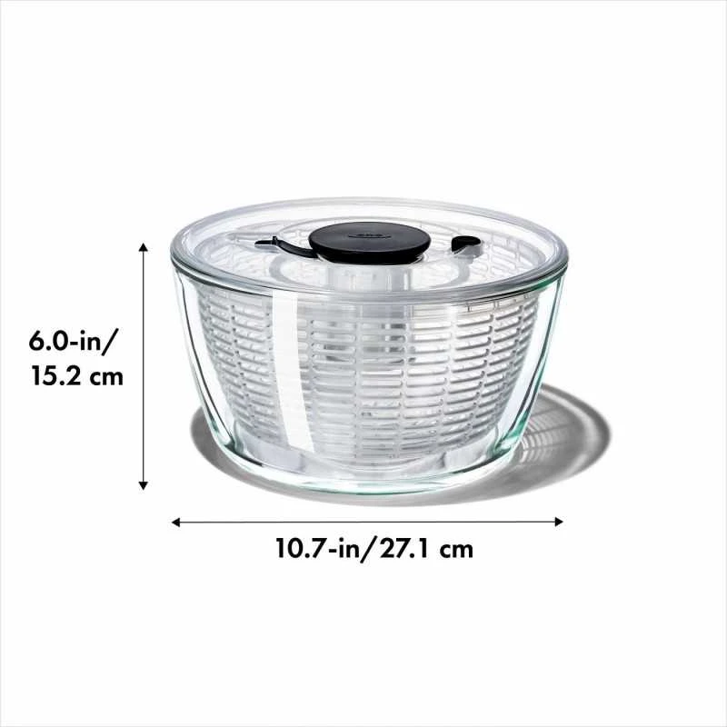 Salotų džiovyklė OXO OXO11262700, stiklo indas, 5,9 l