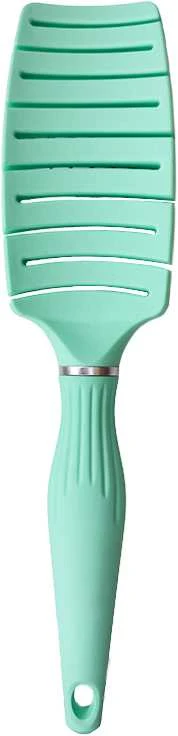Šepetys plaukams OSOM Professional Flexible Hair With Boar and Nylon Bristles OSOMP02826, su nailono ir šerno šereliais, mėtinės spalvos, 265 mm