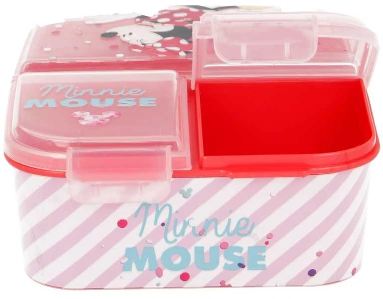 Vaikiška pietų dėžutė Minnie Mouse STOR ST18820, trijų skyrių