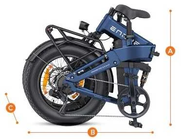 Sulankstomas elektrinis dviratis ENGWE, ENGINE PRO 3.0 BOOST, juodas, 250W