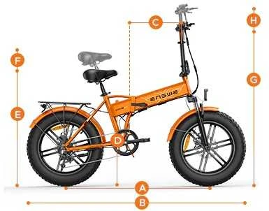 Sulankstomas elektrinis dviratis ENGWE, EP-2 BOOST Pilkas, pilkas, 250W