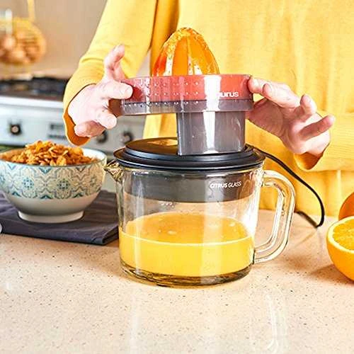 Citrusinių vaisių sulčiaspaudė Taurus CITRUSGLASS, su permatomu indu