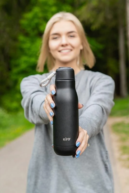 Termogertuvė Kiro KI083TBB 500ml, išlaiko karštį ir šaltį