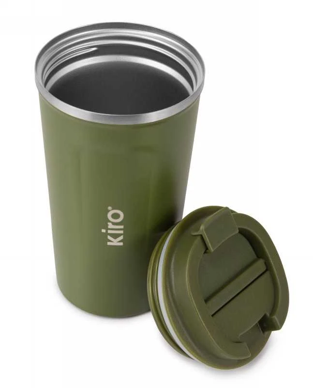 Termopuodelis su vakuumine izoliacija KIRO KI514G, žalios spalvos, 510 ml