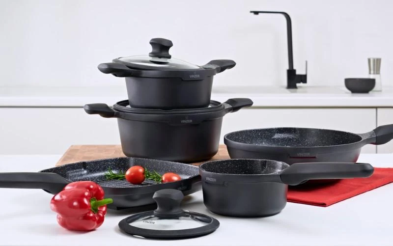 Indukcinis puodas su dangčiu Vinzer Kuro 50427, Ø20 cm