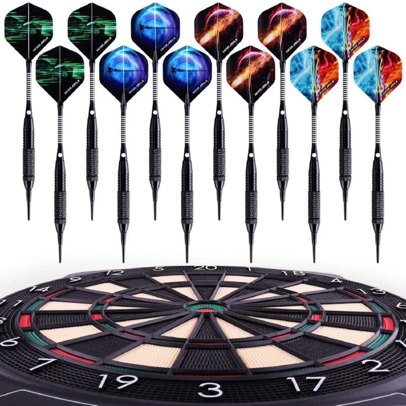 Smiginio strėlyčių rinkinys WIN.MAX Dart Set Combo, WMG70020, 12 vnt. strėlyčių
