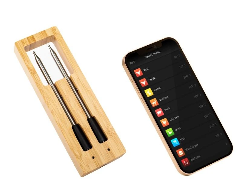 Zyle Belaidis grilio termometras CXL002, naudojamas su Bluetooth ir telefono programėle