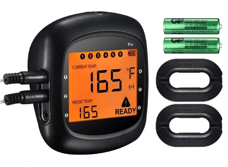 Zyle Grilio termometras EASYBBQPro3, naudojamas su Bluetooth ir telefono programėle