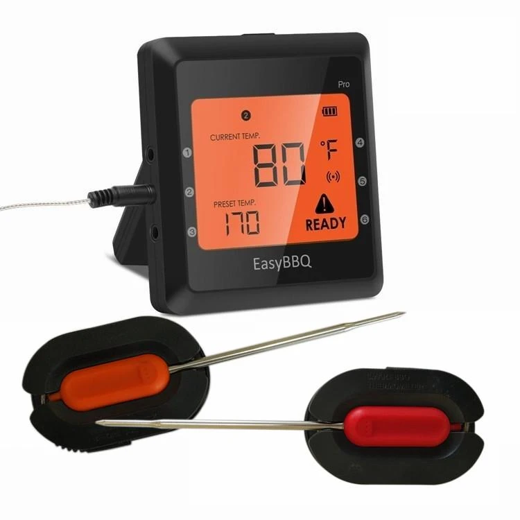 Zyle Grilio termometras EASYBBQPro4, naudojamas su Bluetooth ir telefono programėle