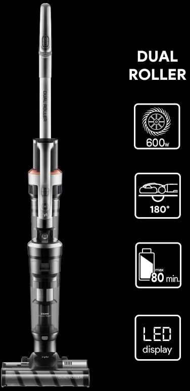 Įkraunamas dulkių siurblys Zyle Dual Roller ZY605VC, 600 W