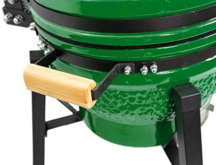 Kamado grilis su priedais Zyle 39,8 cm, Starter, ZY16KSGRSET, žalias