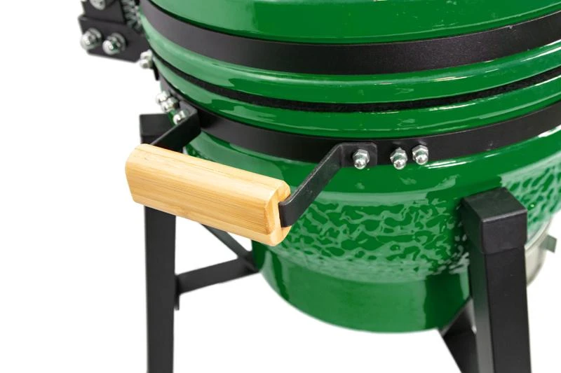 Kamado grilis su priedais Zyle 39,8 cm, Starter, ZY16KSGRSET, žalias
