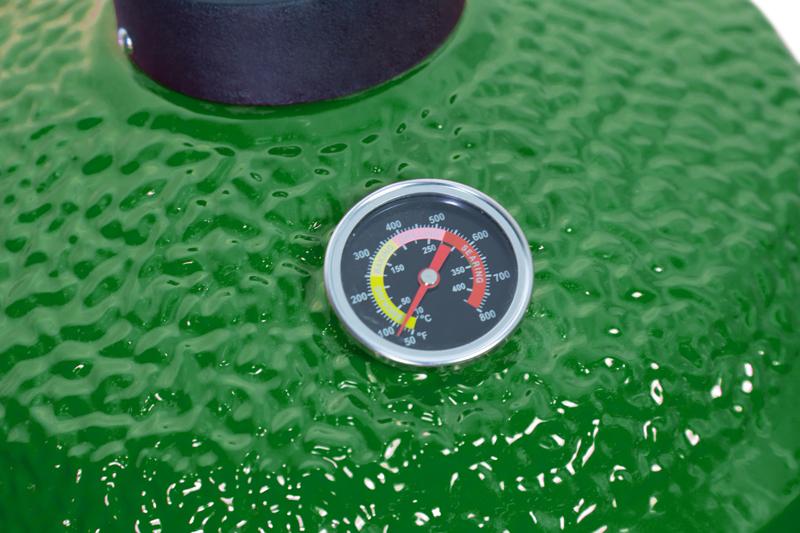 Kamado grilis su priedais Zyle 39,8 cm, Starter, ZY16KSGRSET, žalias