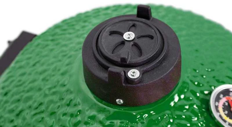 Kamado grilis su priedais Zyle 39,8 cm, Starter, ZY16KSGRSET, žalias