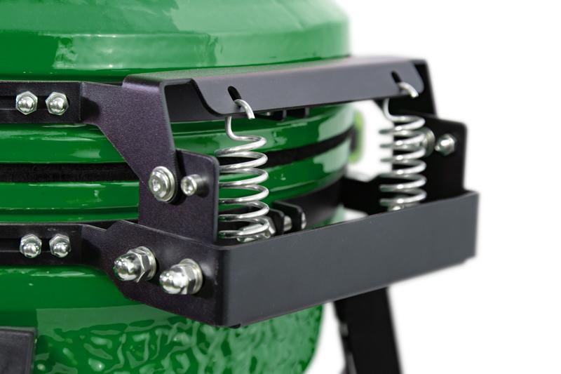 Kamado grilis su priedais Zyle 39,8 cm, Starter, ZY16KSGRSET, žalias
