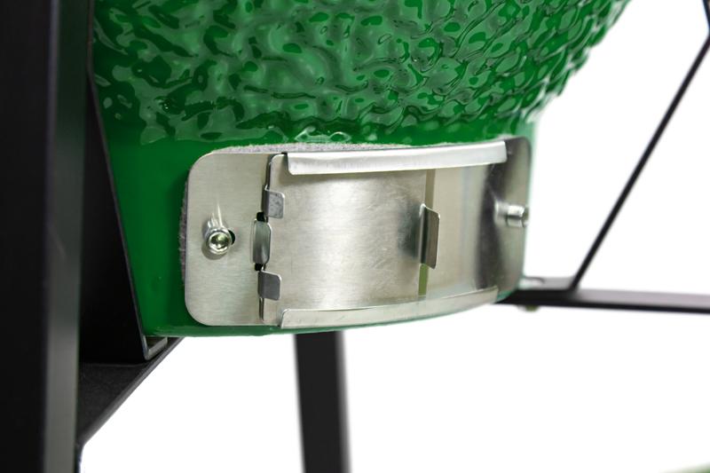 Kamado grilis su priedais Zyle 39,8 cm, Starter, ZY16KSGRSET, žalias