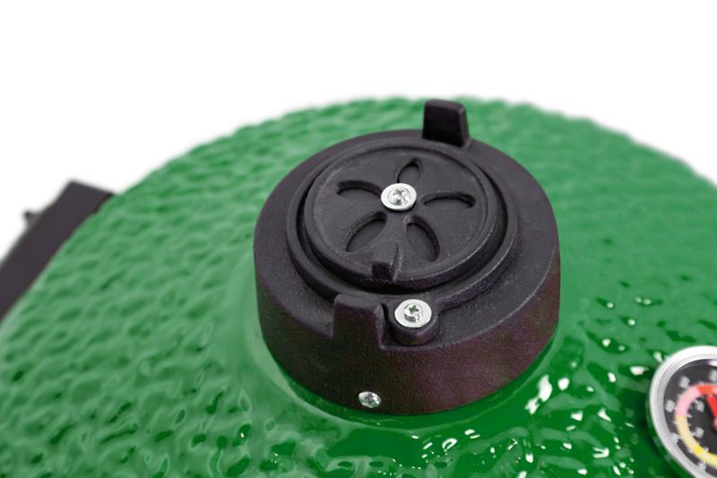 Kamado grilis su priedais Zyle 39,8 cm, Starter, ZY16KSGRSET, žalias