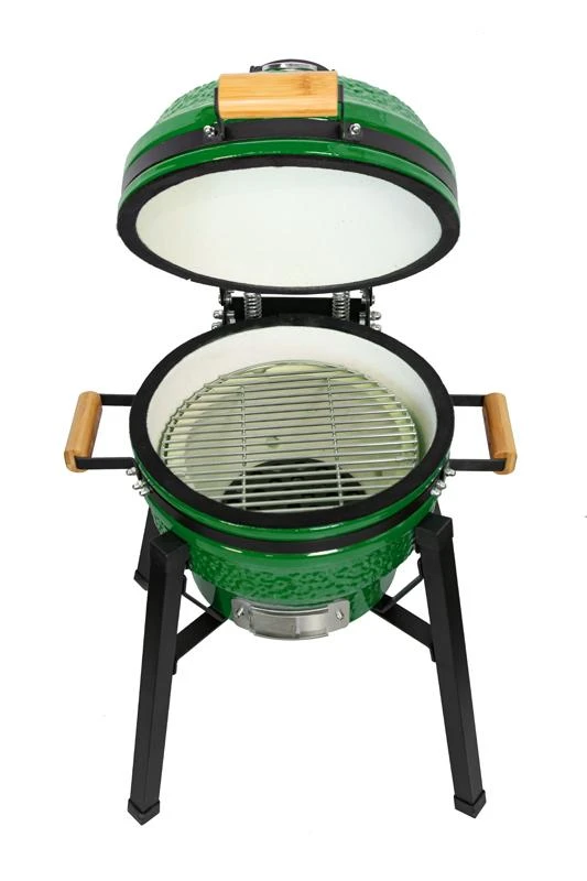 Kamado grilis su priedais Zyle 39,8 cm, Starter, ZY16KSGRSET, žalias