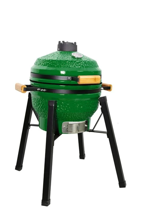 Kamado grilis su priedais Zyle 39,8 cm, Starter, ZY16KSGRSET, žalias