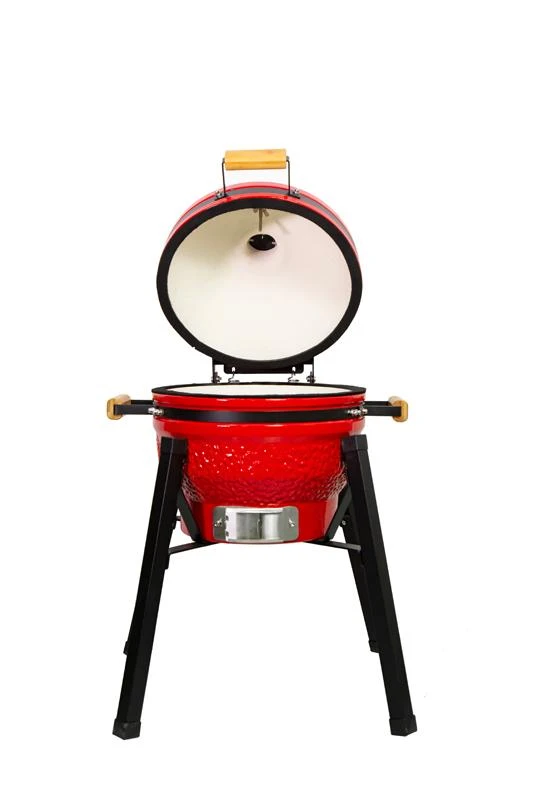 Kamado grilis su priedais Zyle 39,8 cm, Starter, ZY16KSRDSET, raudonas