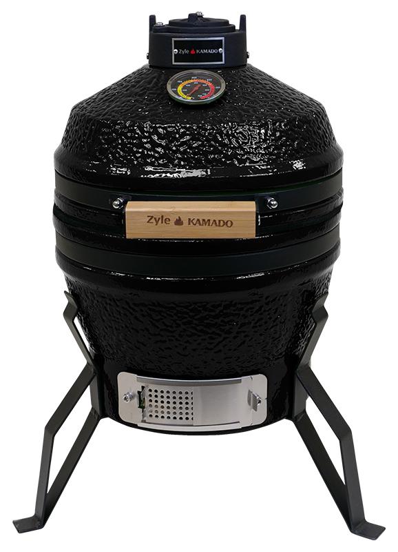 Kamado grilis Zyle 33 cm, Mini ZY13KSBLBBQ2, juodas