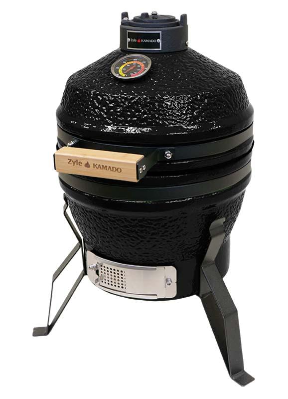 Kamado grilis Zyle 33 cm, Mini ZY13KSBLBBQ2, juodas