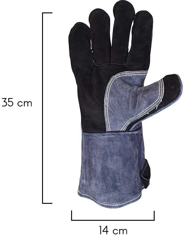 Karščiui atsparios pirštinės Zyle Kamado ZY247GL, skirtos griliams, pilkos